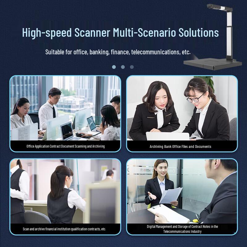 18MP A3 High-Speed Document Camera Scanner CN Plug (adapter Included)