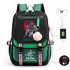 Ghost Extermination Surrounding Animation Schoolbag Large Capacity with Usb Academy Wind Junior High School Student Casual Backpack