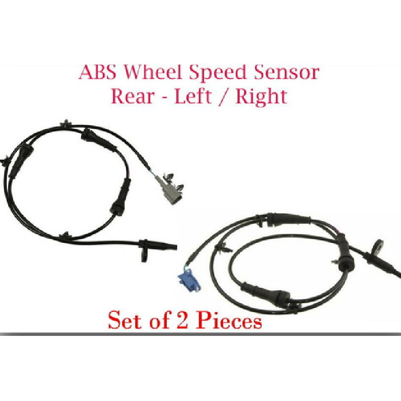 2 X ABS Wheel Speed Sensor Rear Left / Right Fits Nissan Murano 2009-2012 W/ AWD