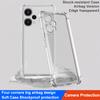 IMAK For Xiaomi Redmi Note 12 Turbo/Poco F5 5G Flexible TPU Phone Case Clear Shockproof Airbag Cover