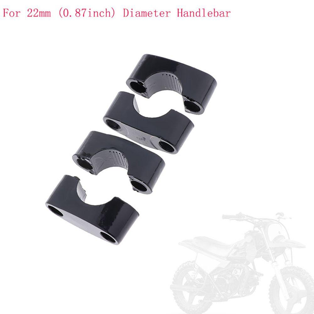 Racing Accessories Black Motorcycle HandleBar Clamp Risers Adapter Riser Mount Clamp Fat Bar Riser
