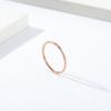 Japanese and Korean Style Diamond Stacked Titanium Steel Ring Women's Tail Ring Light Luxury Elegant Wedding Ring Fashionable