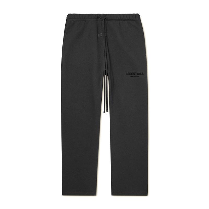 FOG Essentials 2025SS Double-Line Hooded Sweatshirt In Black