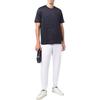 Emporio Armani Solid Color Tapered Cuff Knit Joggers Men Bottoms White 8N1P92-1JHSZ-0100