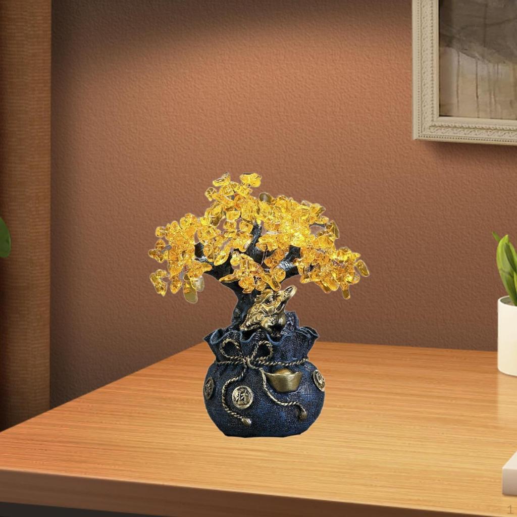 Money Tree Statue Chinese Lucky Decoration for Restaurant Living Room Office