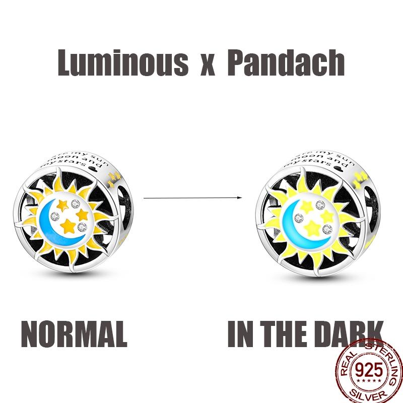 Luminous Firefly Star Moon Cherry Catcopper Pendant Beads 3Mm Diy For Women Exquisite Jewelry Making Gift