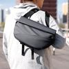 Men's breast bag, personalized backpack, messenger bag, waterproof and wear-resistant leisure bag, high-end fashion shoulder bag.