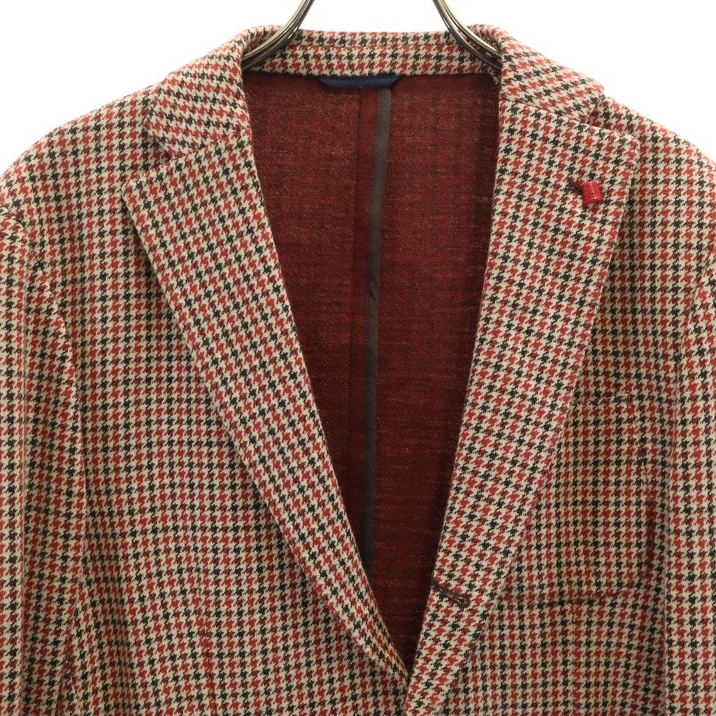 LATORRE Made In Italy Houndstooth Pattern Tailored Jacket Men's Used