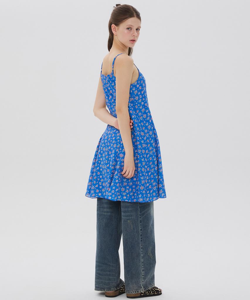 Nyuluki Cut Point Dress_Blue