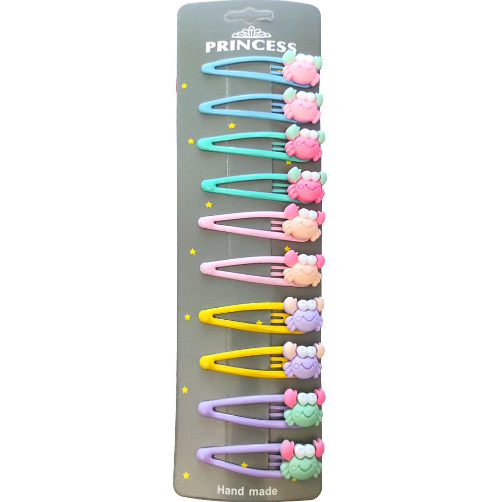 

Милые мультяшные нескользящие заколки для волос для детей - Расческа для укрощения пушистости конфетных цветов