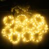 HOME LIGHTING Window Curtain String Lights, 300 LED 8 Lighting Modes Fairy Copper Light with Remote, USB Powered for Christmas Party Wedding Home
