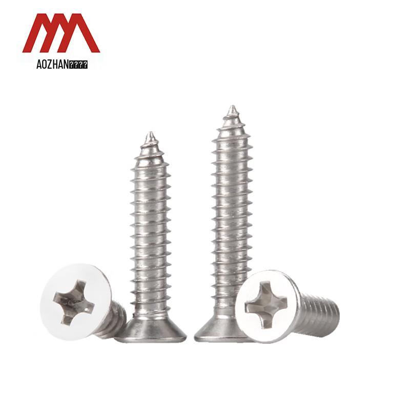 304 Stainless Steel Phillips Flat Head Self-Tapping Screws
