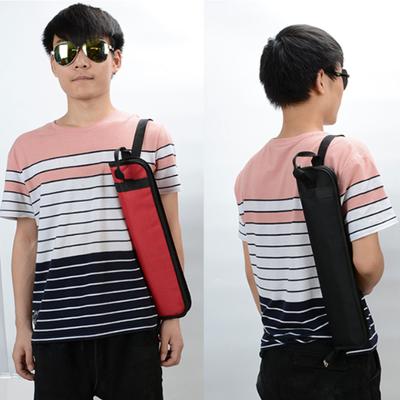 Oxford Cloth Drumstick Bag with Padded Interior for Percussion Sticks and Mallets Multipurpose Percussion Accessory Bag