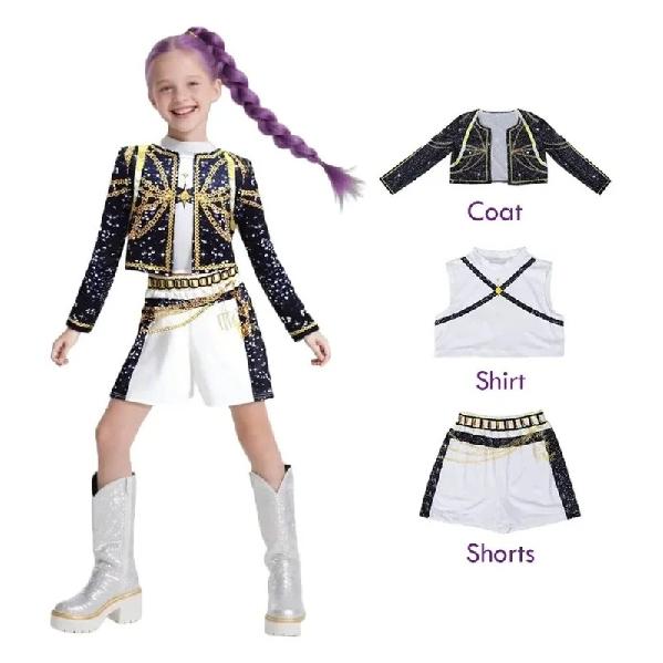 Hot Selling Korean Style set Halloween Cosplay Hot Girl Show k-pop jewelry Tattoo Stickers Costume Christmas Girl Anime Costume