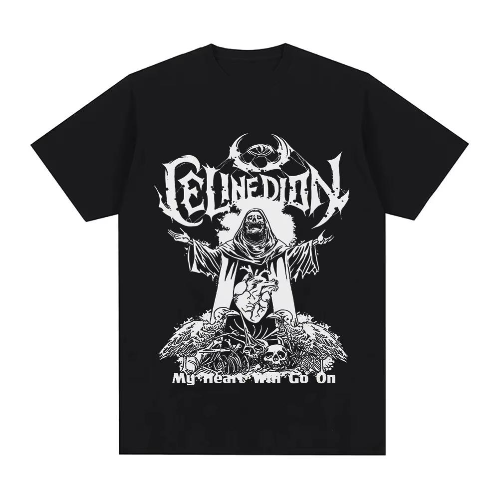2026 Summer Unisex Vintage Top Singer Céline Dion Cotton T-shirt Graphic Print Tees Streetwear Fashion Women Men Casual Y2K 4XL