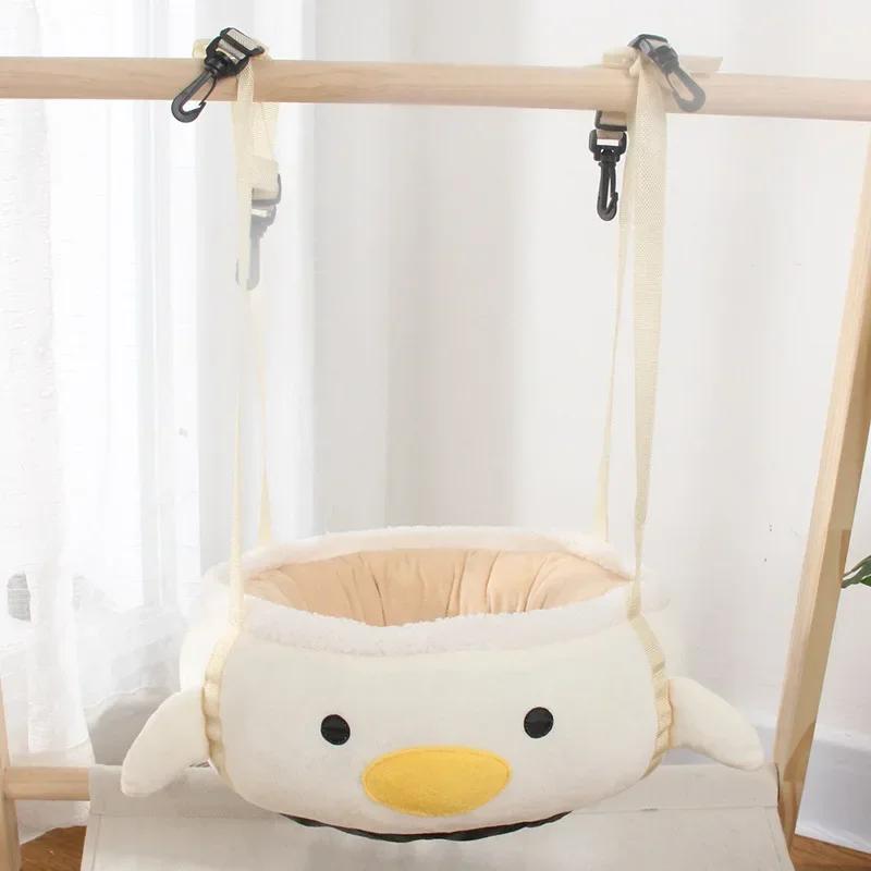 

Нескользящее дно, наполнитель, плюш, мультяшный зверек, шнурок, гнездо для кошки, диван-кровать для питомца, подвесная кровать для котенка, товары для животных, зима S белый