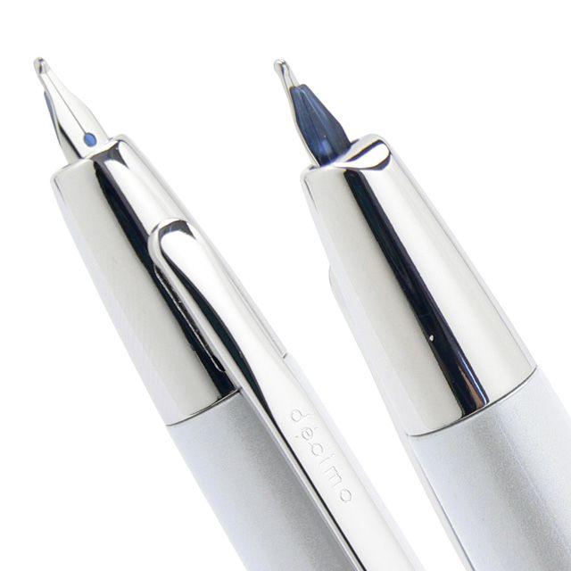 Pilot CAPLESS DECIMO Fountain Pen Pearl White Medium Nib FCT-15SR-PW-M with Converter