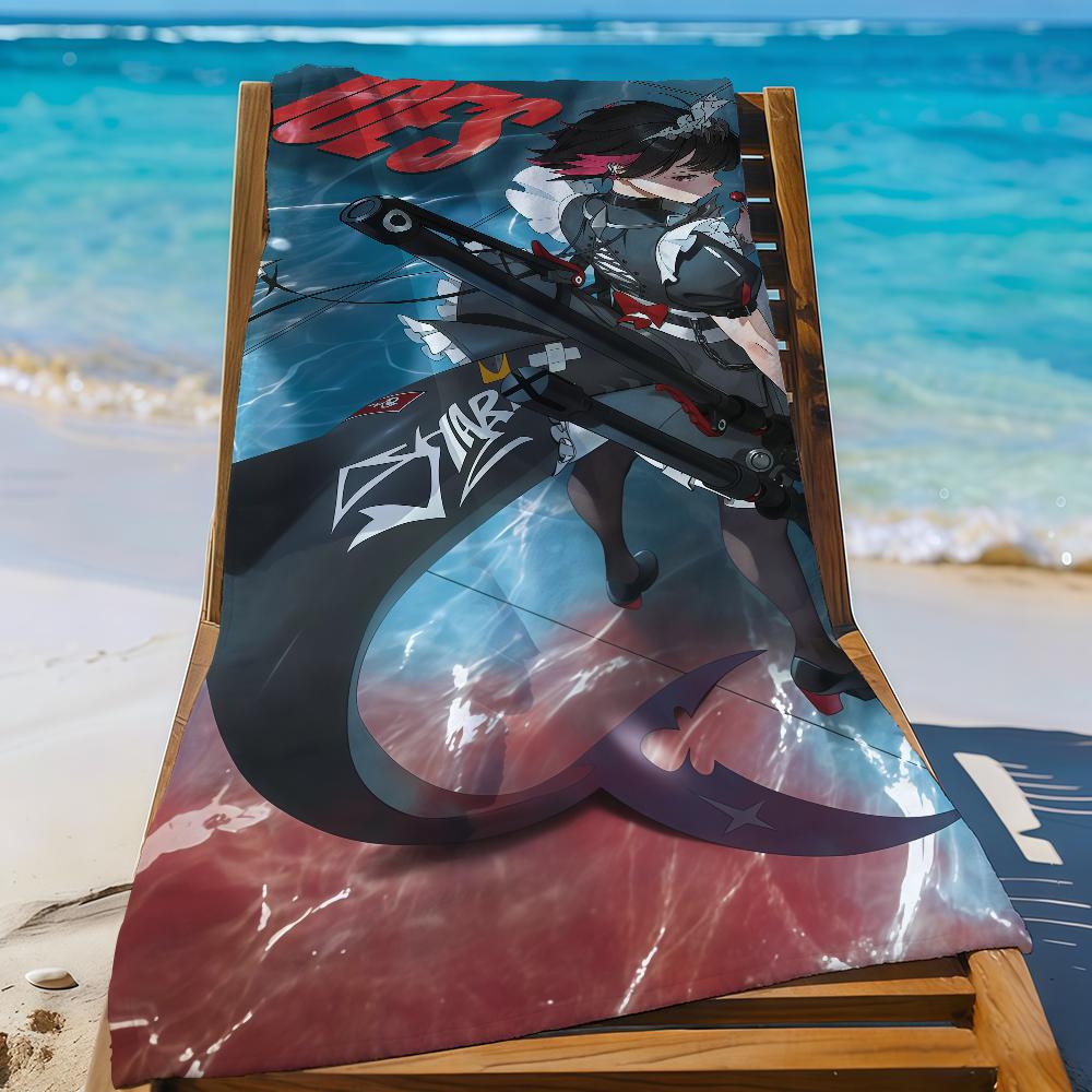 

ZZZ Ellen Joe Game Towel Sports Quick Dry Travel Camping Gear Sandproof Soft Light Large Beach Towel W30*H60(CM)