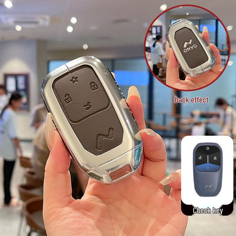 Metal & Leather Key Case for NIO Lixiang L60/L90 (2025)