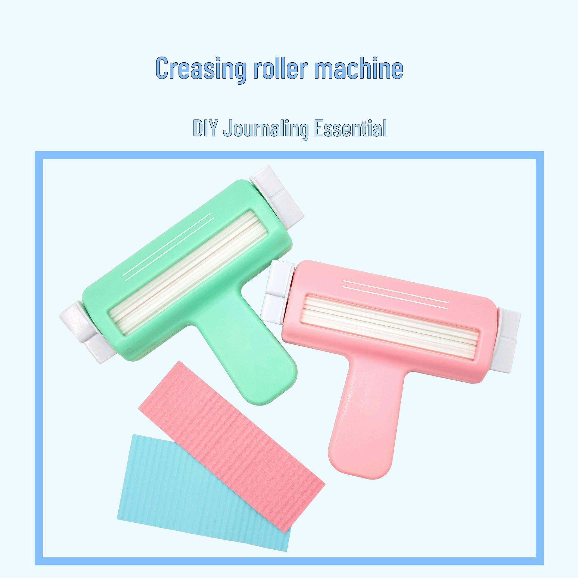 Handheld Paper Roller Embosser for Children s Scrapbooking and Kindergarten Crafts None
