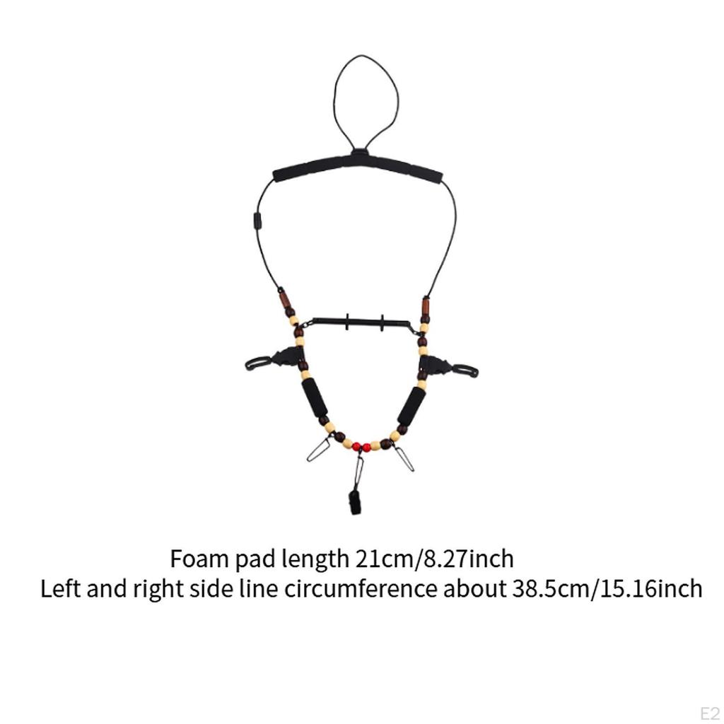 Adjustable Necklace for Angling Equipment and Tackle Storage