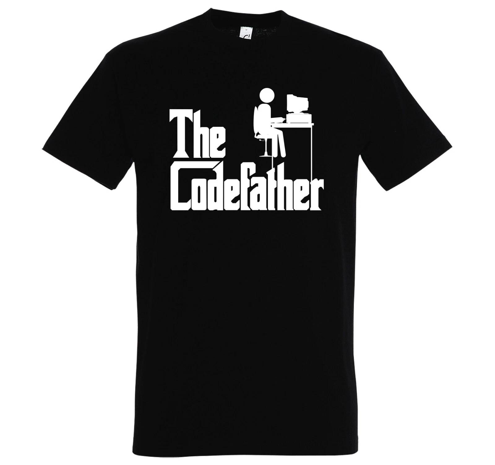 Youth Designz The Codefather Men s Printed T-Shirt Funny Gambling Hacker Fun L