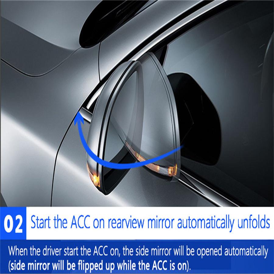 Universal Car Side Mirror Smart Auto Folding System Automatic  Folding/Unfloding Kit Universal Car Styling Car Accessories