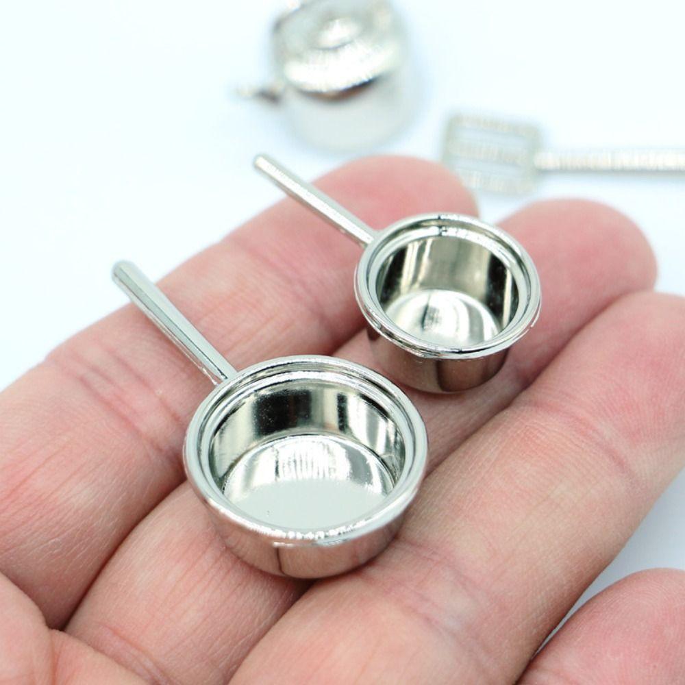 Miniature Dollhouse Kitchenware Spatula Mini Kitchen Pot Durable Dollhouse Kitchen Toys DIY Scene