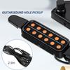 12 Hole Acoustic Guitar Pickup Sound Hole Pickup Magnetic Transducer with Volumes Tone Tuner Guitar Accessories