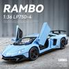 1/36 Lamborghini Aventador LP750-4 Sportwagen Diecast Metalllegierung Modellauto Sound Licht Rückzug Sammlung Kinderspielzeug Geschenke D161