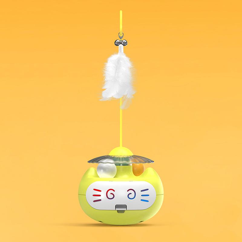 Pet Toys - Inflatable Toy Cat, Self-amusing Cat, Mint Relief Cat, Feather Bell, Glowing Cat Toys and Accessories.