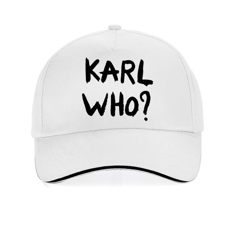 Rolig Unisex Dam Nyhet Sällsynt KARL VEM Tryck Unisex Basebollkeps sommar Ledig Unisex dam justerbar Snapback keps