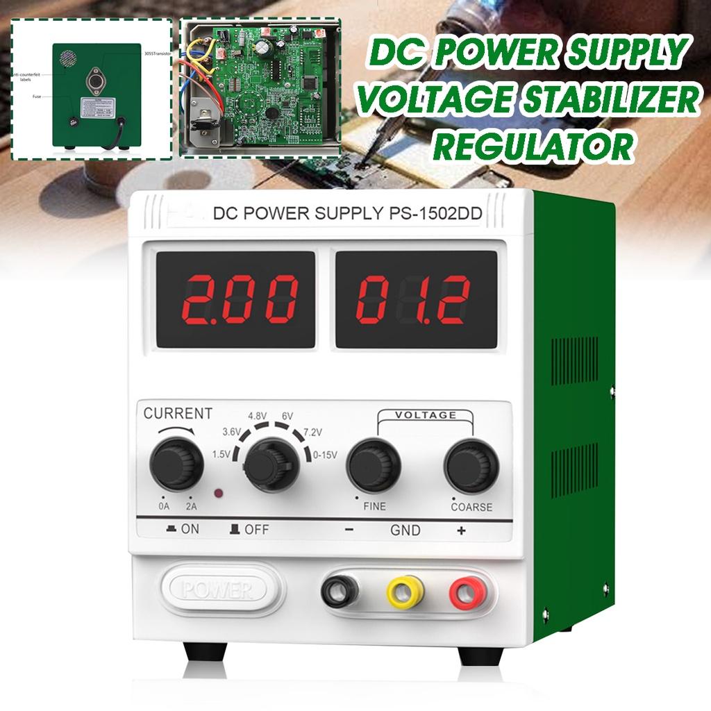1502D+ Digital 0-15V 0-2A Adjustable DC Regulated Switching Power Supply W/ GSM CDMA PHS Signal Detection for Phone