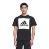 Adidas Breathable Casual Round Neck Short Sleeve T-Shirt Men Tops Black S98724