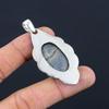 Womens Day Deal 925 Silver Oval Polychrome Jasper Stone Birthday Wedding Pendant