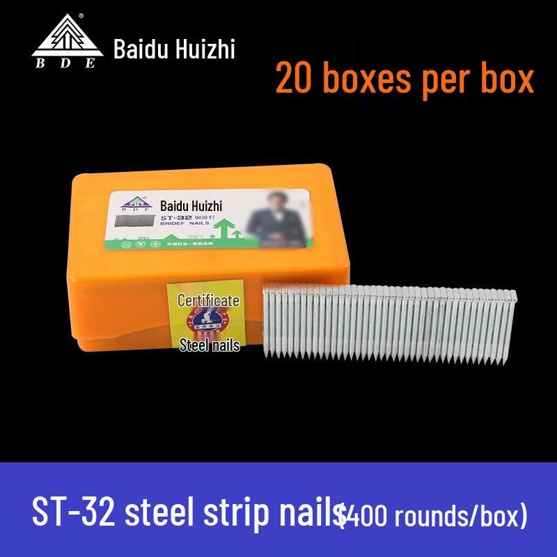 Baidu ST Pneumatischer Nagler mit Stahl-, Beton- und Streignägeln (Größen: ST18, 25, 32, 38, 45, 50, 57, 64)