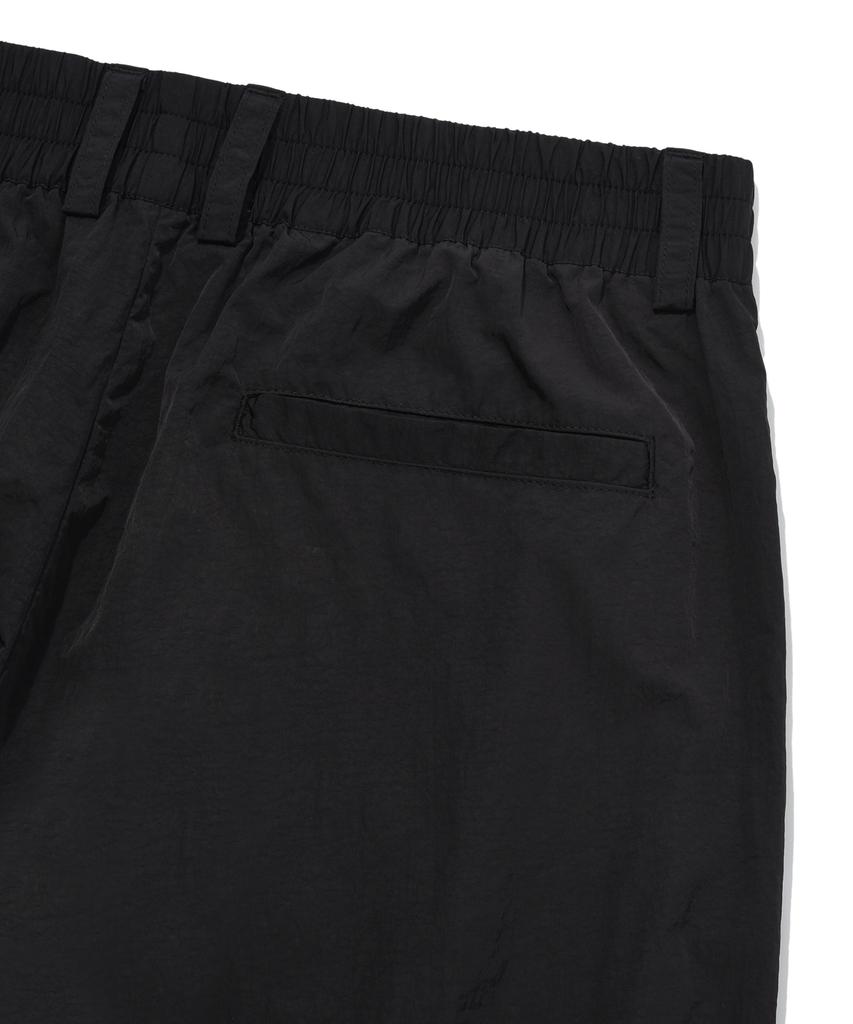 FALLETT Cut-Out Layered String Pants Black