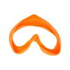 VR Silicone Face Cover Waterproof Washable Soft VR Face Pad Cushion for PICO 4 VR Glasses Orange
