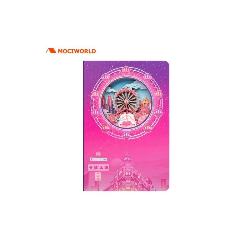 3D Laser Sculpture Hardcover PVC Cover 60 Sheets Custom Logo Gift Notebook