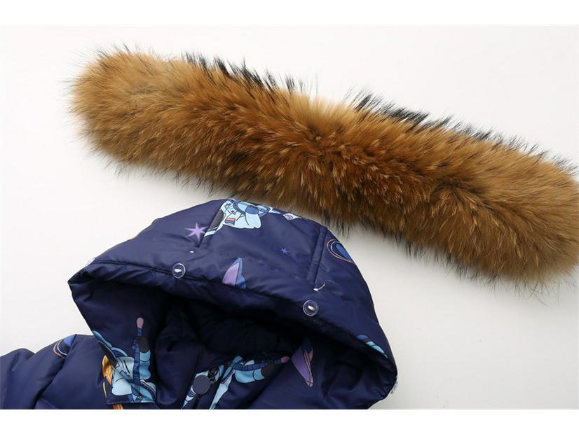 2024 Winter Kids' Down Ski Jacket: European/American Style, Thickened One-Piece Suit for Boys & Girls