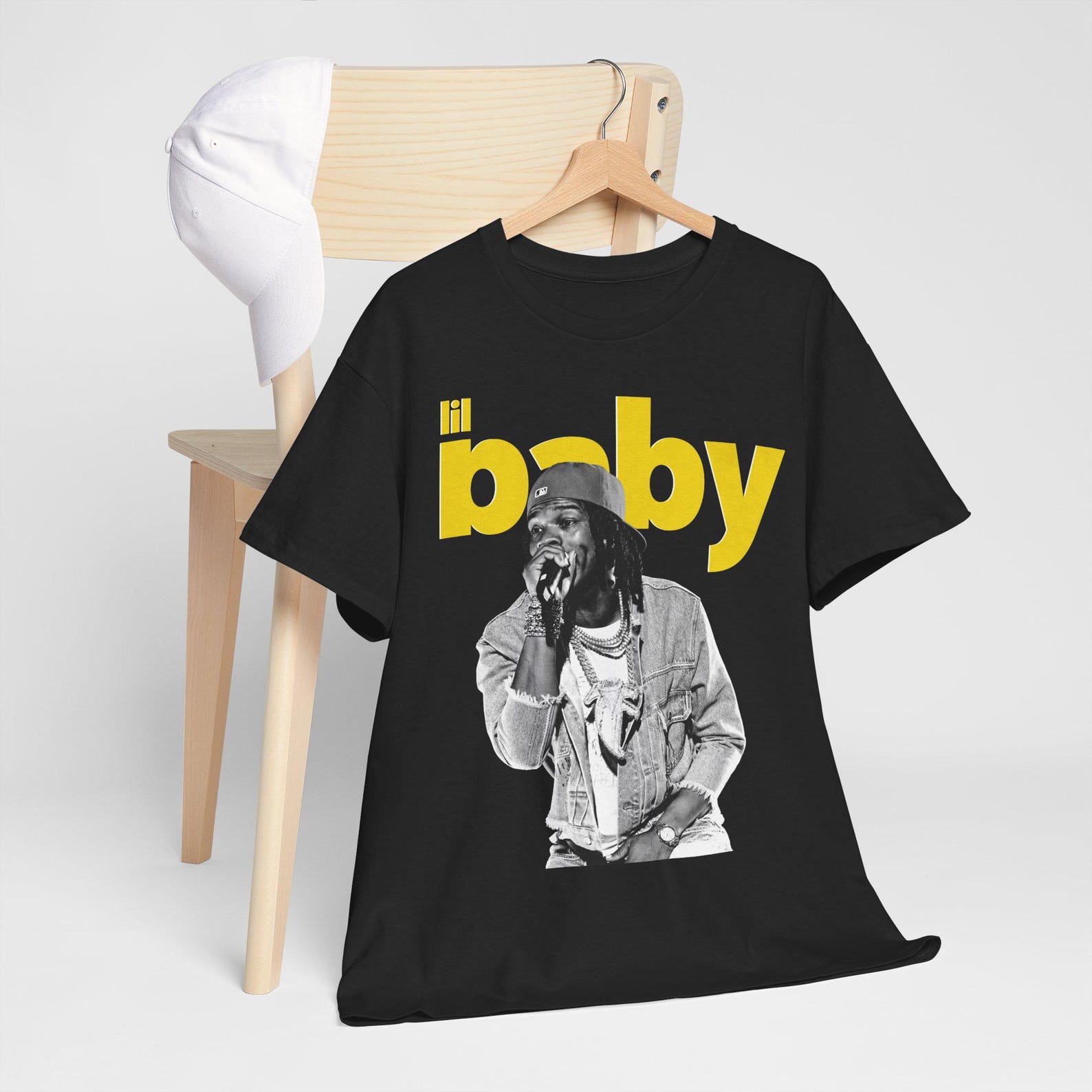 Lil Baby B&W Wham world tour T-Shirt, Lil baby shirt, Rap Tees, Hip Hop, Retro Gift L