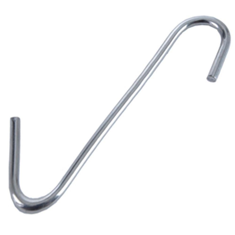 6x Steel Smoking Hook for Smokers for Sausages and Meats 6x4.5 Cm