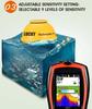 Sonar Fish Finder FF1108-1CWLA Rechargeable Wireless Sensor 45M Water Depth Echo Sounder Fishing Portable Fish Finder Tackle Accessories