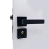 Practical Matte Black Dummy Door Handle Set 2 Pack Easy Installion Designs Accessory for Contemporary Interior Door