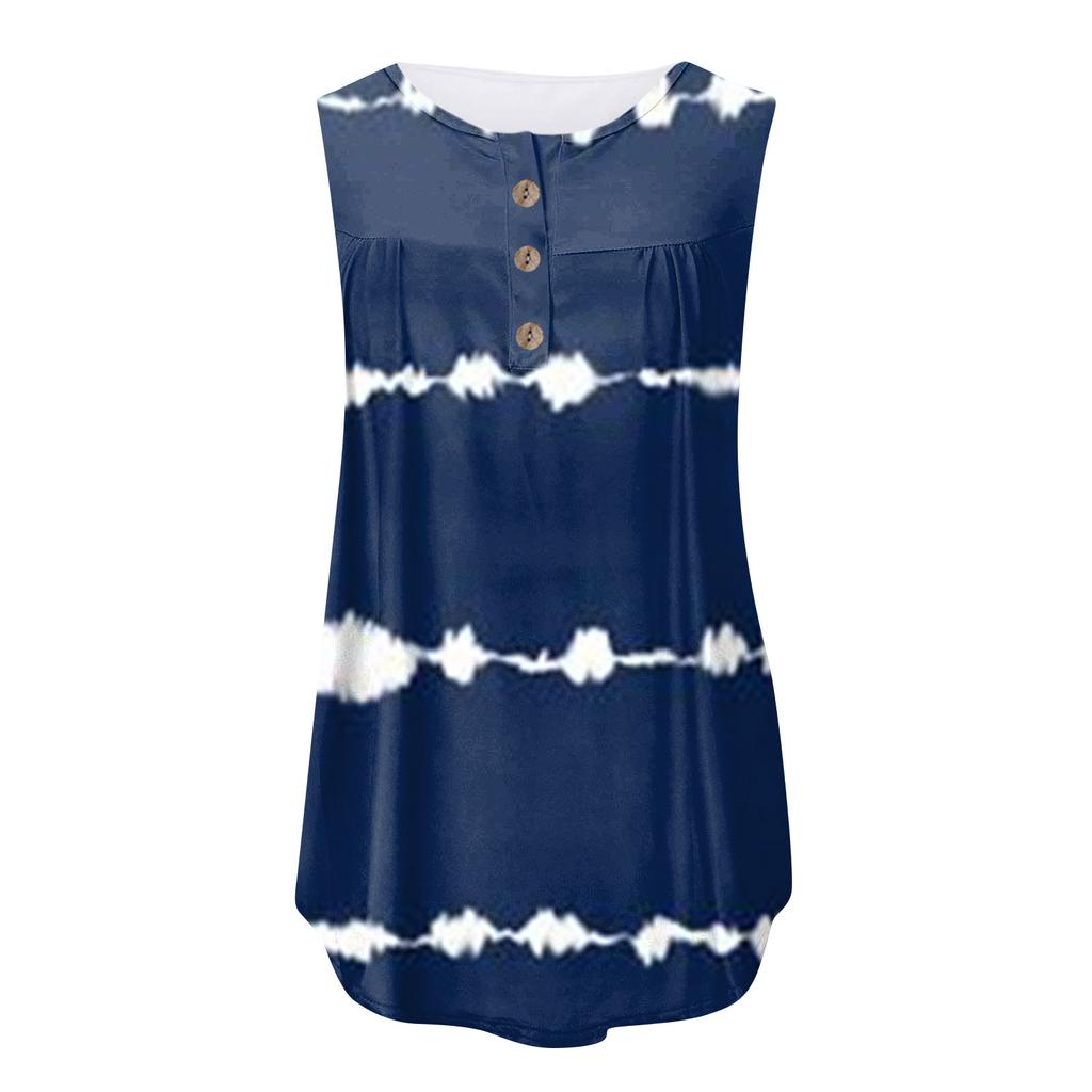 Tank Top For Women Ruffle Tops Loose Tops Casual Oversized Tops Pleated Tops Button Down Casual Summer Floral Tops