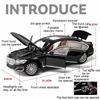1:24 Xm The 7 Models Alloy Car Diecast Miniature Toys 6 Doors Opened Sound Light Pull Back Vehices Adult Friend's Birthday Gifts