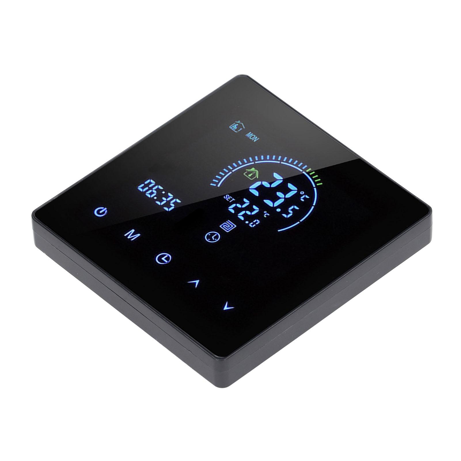 16A Digital Thermostat with LCD Display Programmable Thermostat Electric Heating Thermostat for Hotel AC 90V‑240V