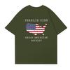 Women's Fashion Casual Printed Short Sleeve Round Neck Pullover Tops