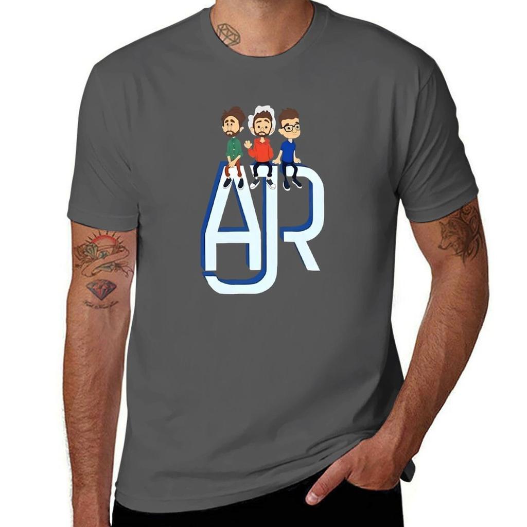Vintage Ajr Cool Ajr 60s Ajr Star Tshirt Basic Solid Color Short Sleeve Tshirt