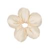 Trendy Oversized Blue Flower Scrunchie Headdress Women Girls Design Rubber Elastic Hair Band Vacation Hair Accessories